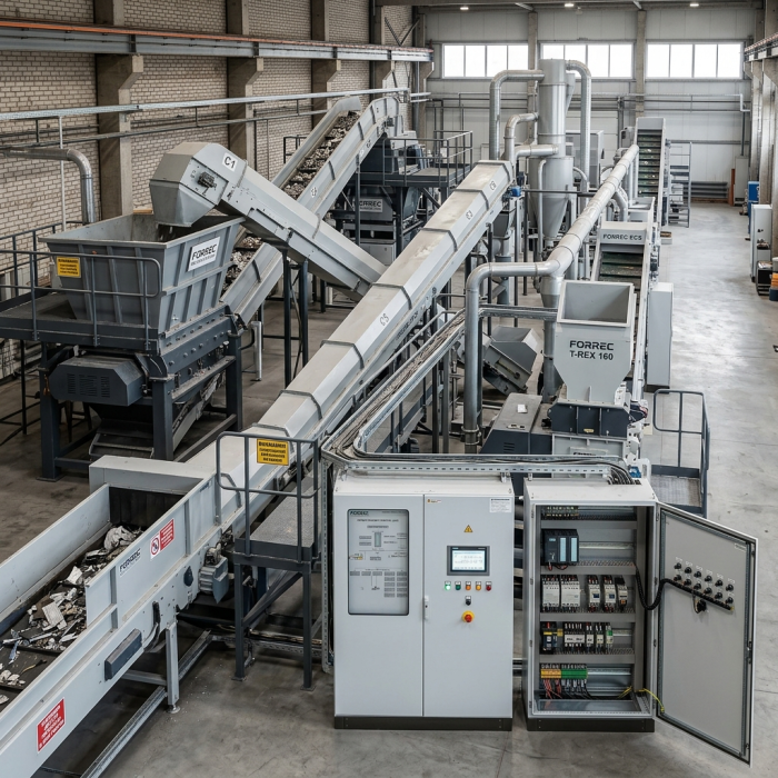 Комплексная автоматизация технологического процесса: FORREС RECYCLING- SYSTEMS — проект ООО «ЭкоЭн»