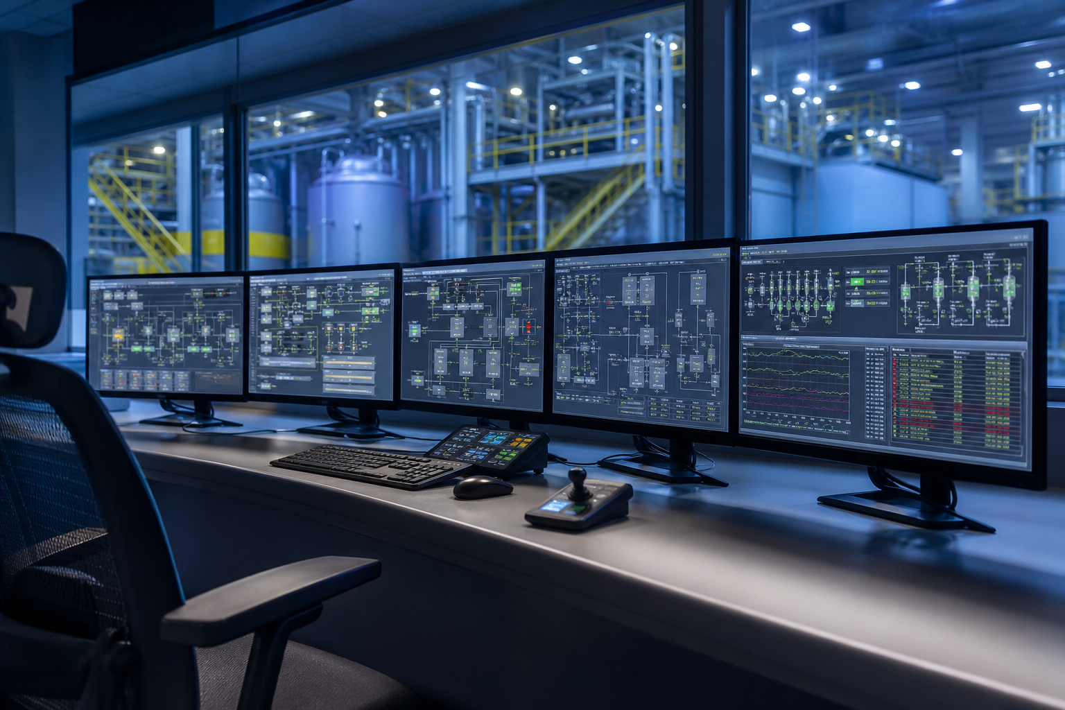 Визуализация промышленного процесса и операторская SCADA-система