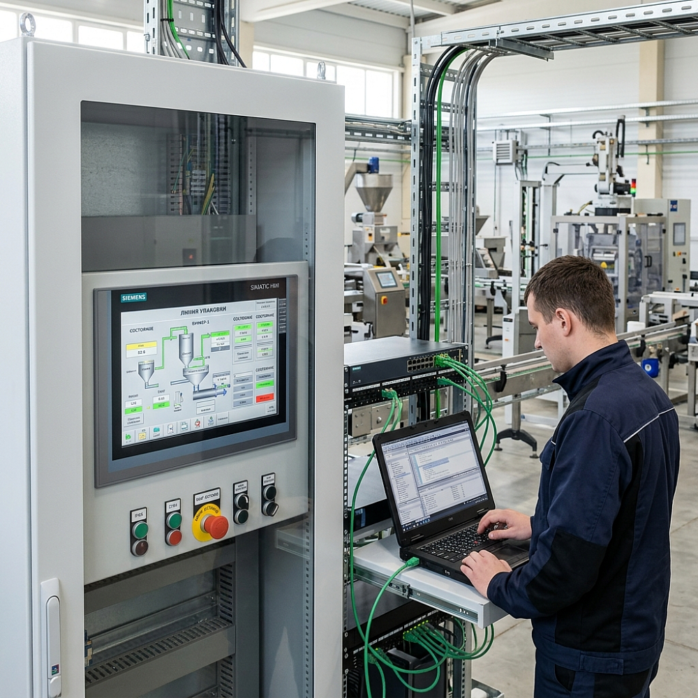 "Услуга по замене и установке панели оператора 6AV6643-0CB01-1AX Siemens" — реализация инженерного проекта ООО «ЭкоЭн»